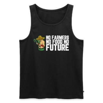Lustiges Landwirtschaftsgeschenk Für Alle - Männer Premium Bio Tank Top - Schwarz - Vorne - AI Model Male 178 light (178cm)