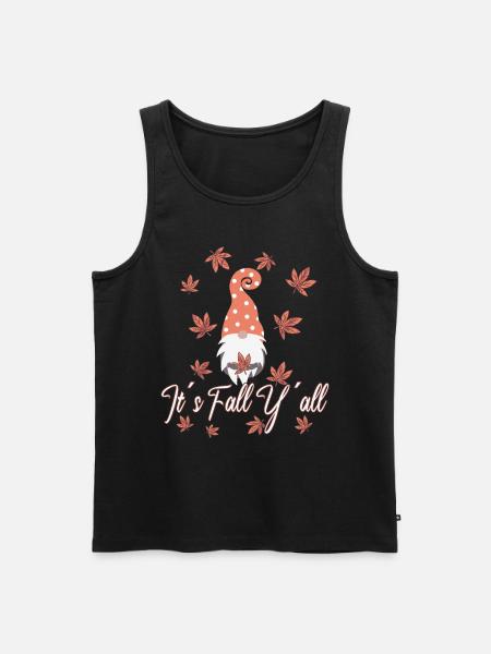 Elves Lovers Thanksgiving Fall - Men's Premium Organic Tank Top - black