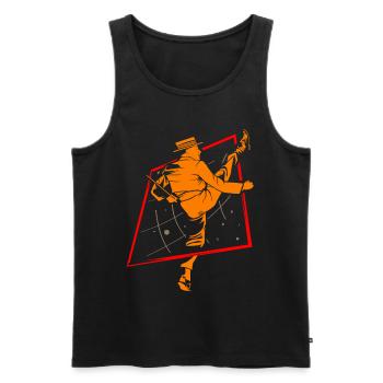 Ska Musik - Männer Premium Bio Tank Top - Schwarz - Vorne - AI Model Male 178 light (178cm)