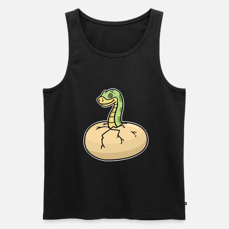 python - Men's Premium Organic Tank Top - black