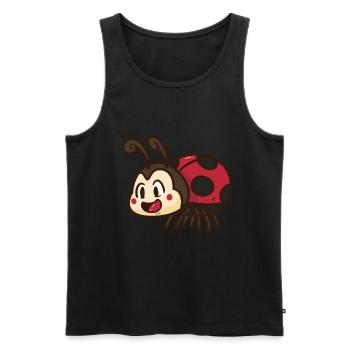 Coccinelle - Débardeur bio Premium Homme - noir - Devant - Michal (187cm)
