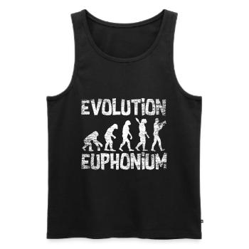 Euphonium development - Men's Premium Organic Tank Top - black - Front - Michal (187cm)