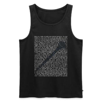 Klarinette Blasinstrument Musik - Männer Premium Bio Tank Top - Schwarz - Vorne - AI Model Male 178 light (178cm)