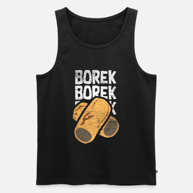 Borek Geschenk - Männer Premium Bio Tank Top - Schwarz