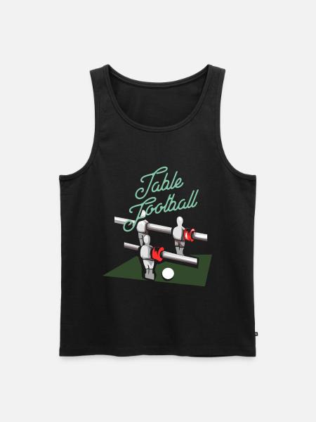 table football - Men's Premium Organic Tank Top - black
