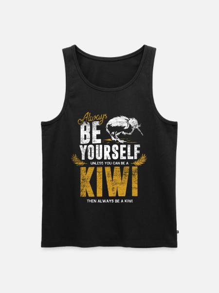 Kiwi gift - Men's Premium Organic Tank Top - black
