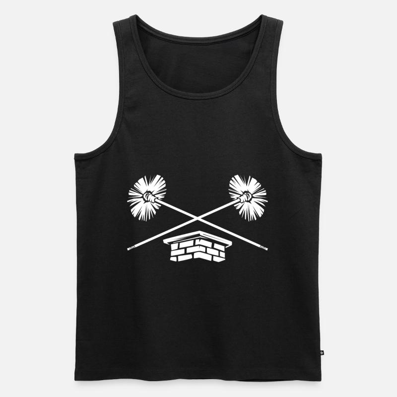Schornsteinfeger - Männer Premium Bio Tank Top - Schwarz