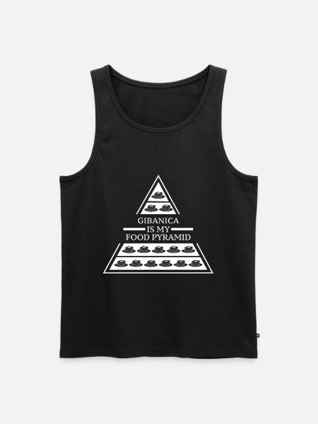 Prekmurska gibanica - Men's Premium Organic Tank Top - black