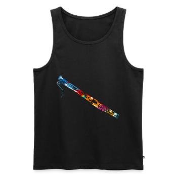 Bassoon gift - Men's Premium Organic Tank Top - black - Front - Michal (187cm)