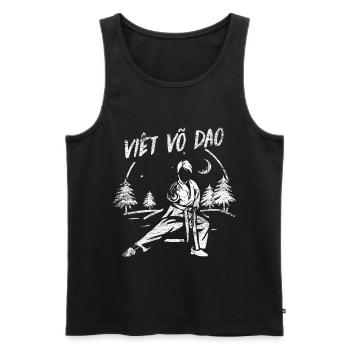 Viet Vo Dao Vovinam Geschenk - Männer Premium Bio Tank Top - Schwarz - Vorne - AI Model Male 178 light (178cm)