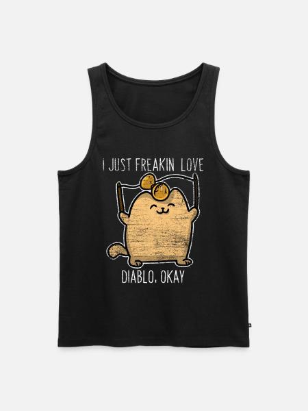 Diabolo kitten gift - Men's Premium Organic Tank Top - black