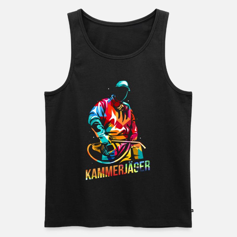 Kammerjäger - Männer Premium Bio Tank Top - Schwarz