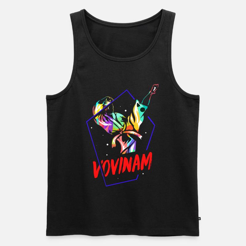 Vovinam Geschenk - Männer Premium Bio Tank Top - Schwarz