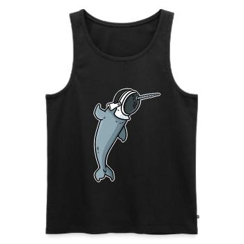 Fechten Geschenk - Männer Premium Bio Tank Top - Schwarz - Vorne - AI Model Male 178 light (178cm)