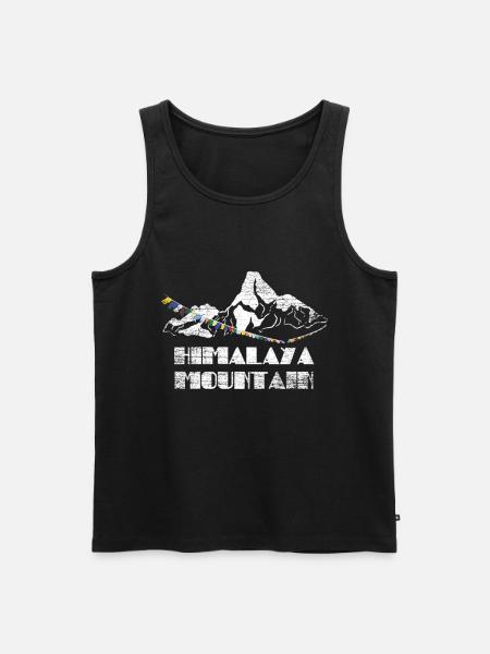 Himalaya Gift - Men's Premium Organic Tank Top - black