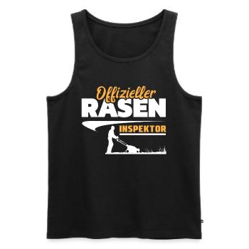 Offizieller Rasen Inspektor - Männer Premium Bio Tank Top - Schwarz - Vorne - AI Model Male 178 light (178cm)