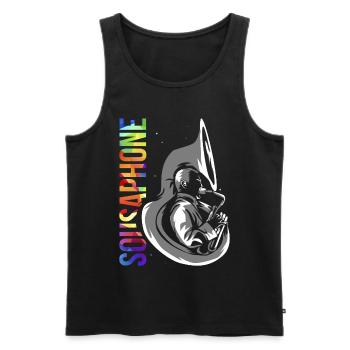 Sousaphon - Männer Premium Bio Tank Top - Schwarz - Vorne - AI Model Male 178 light (178cm)