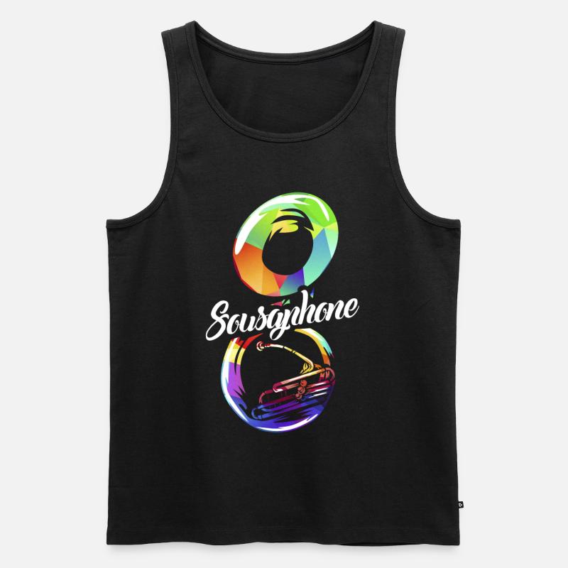 Sousaphon Geschenk - Männer Premium Bio Tank Top - Schwarz