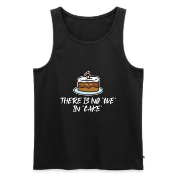 Kuchen - Männer Premium Bio Tank Top - Schwarz - Vorne - AI Model Male 178 light (178cm)