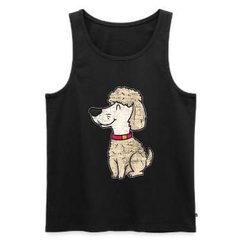 Obedience Hundesport - Männer Premium Bio Tank Top - Schwarz - Vorne - Michal (187cm)