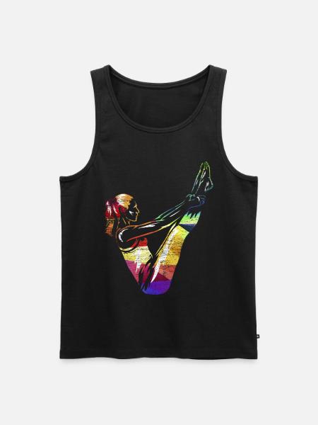 Pilates gift - Men's Premium Organic Tank Top - black