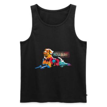 Chien Hovawart - Débardeur bio Premium Homme - noir - Devant - Michal (187cm)