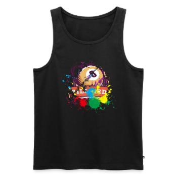 Billard Geschenk für Billard Spieler - Männer Premium Bio Tank Top - Schwarz - Vorne - AI Model Male 178 light (178cm)
