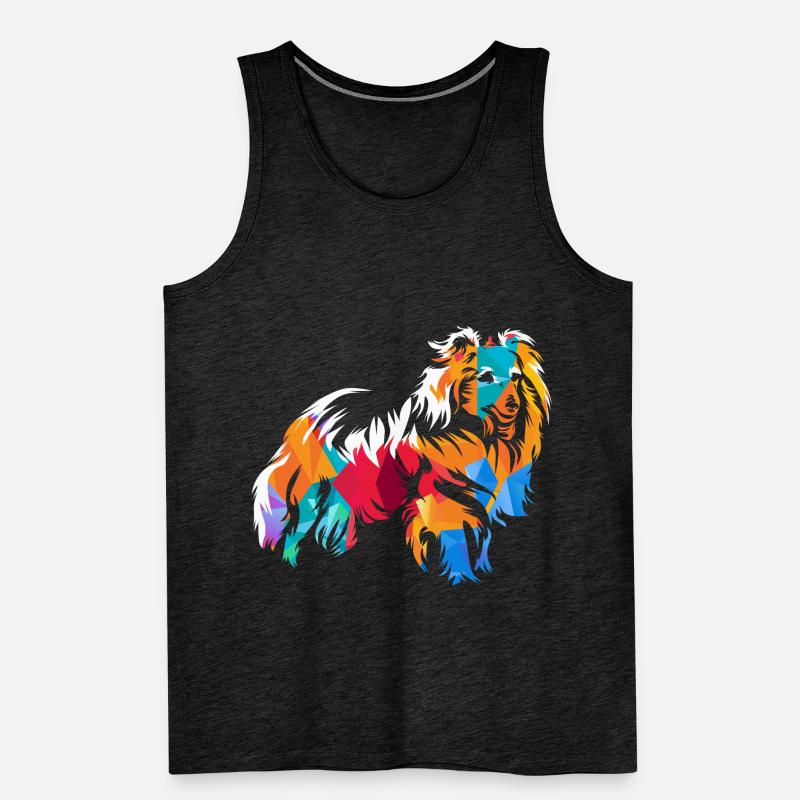 Shetland Shepherd Gift Men's Premium Organic Tank Top