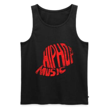 Cadeau hip-hop - Débardeur bio Premium Homme - noir - Devant - Michal (187cm)