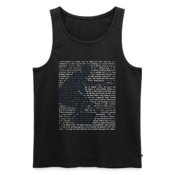 Wakeboard - Débardeur bio Premium Homme - noir - Devant - Michal (187cm)