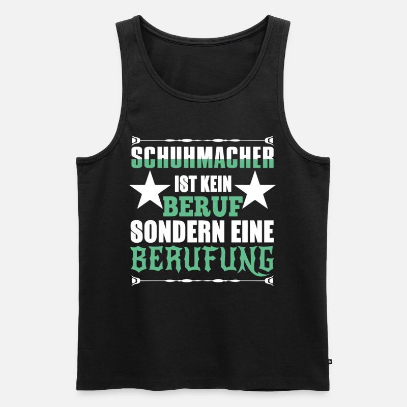 Schuhmacher Berufung - Männer Premium Bio Tank Top - Schwarz