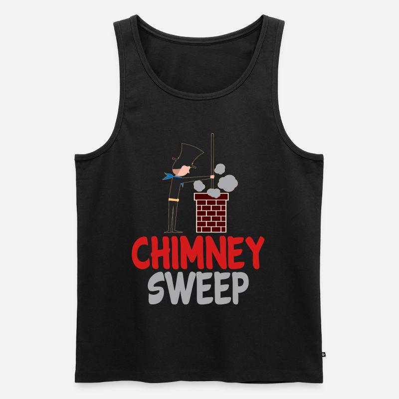 Schornsteinfeger - Chimney Sweep - Männer Premium Bio Tank Top - Schwarz
