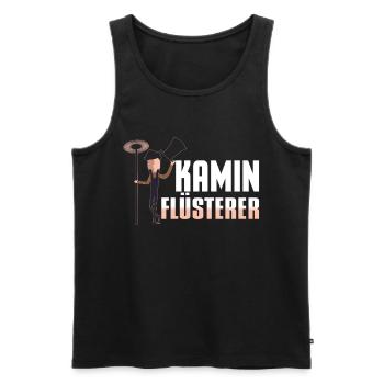 Schornsteinfeger - Kamin Flüsterer - Männer Premium Bio Tank Top - Schwarz - Vorne - Michal (187cm)