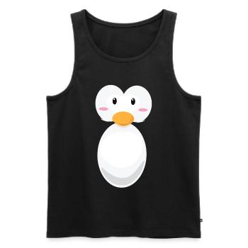 Costume de pingouin, pingouins, pingouins - Débardeur bio Premium Homme - noir - Devant - Michal (187cm)