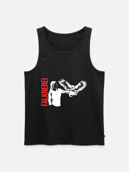 Falknerei - Männer Premium Bio Tank Top - Schwarz