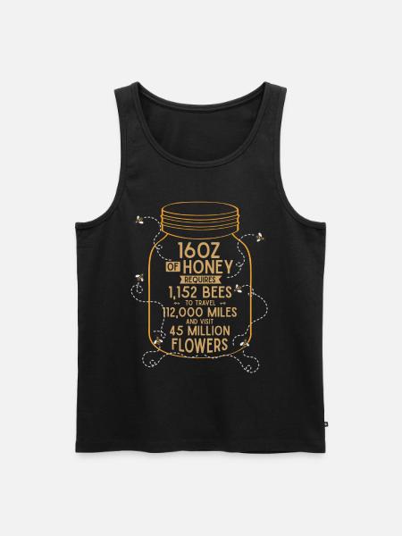Beekeepers, Beekeeping, Beekeeping, Honey - Men's Premium Organic Tank Top - black