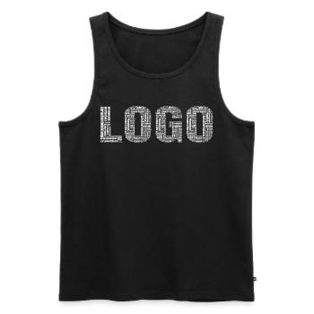 Speech therapist, speech therapist, speech therapist - Men's Premium Organic Tank Top - black - Front - AI Model Male 178 light (178cm)