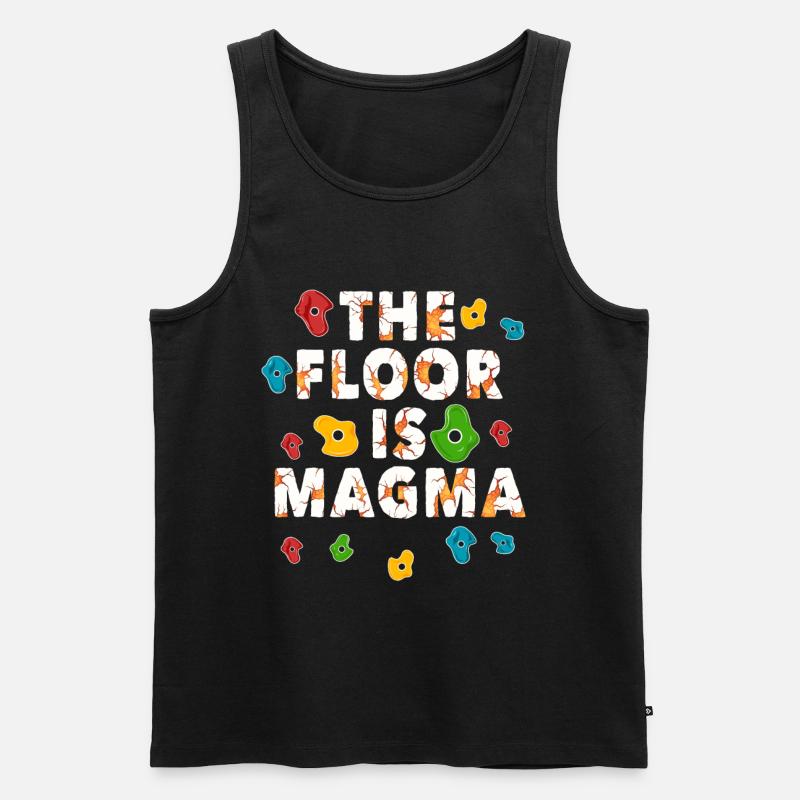 Klettern, Klettern, Klettern - Männer Premium Bio Tank Top - Schwarz