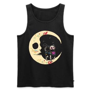 Dia De Los Muertos - Männer Premium Bio Tank Top - Schwarz - Vorne - AI Model Male 178 light (178cm)