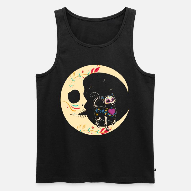 Dia De Los Muertos - Männer Premium Bio Tank Top - Schwarz