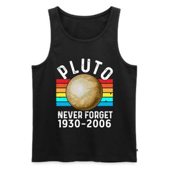 Astronaut Astrophysics Astrophysicist Gift - Men's Premium Organic Tank Top - black - Front - AI Model Male 178 light (178cm)