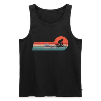 Moped Moped Scooter Moped Moped Driver Accessories Moped - Men's Premium Organic Tank Top - black - Front - AI Model Male 178 light (178cm)