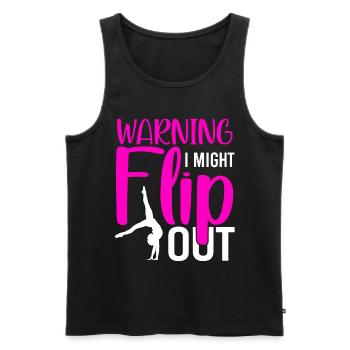 Gymnastik Sport Turnen Bodenturnen Turner Geschenk - Männer Premium Bio Tank Top - Schwarz - Vorne - AI Model Male 178 light (178cm)