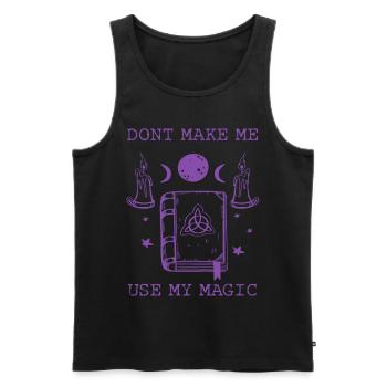 Wicca Witchcraft Hexen Magical - Männer Premium Bio Tank Top - Schwarz - Vorne - AI Model Male 178 light (178cm)