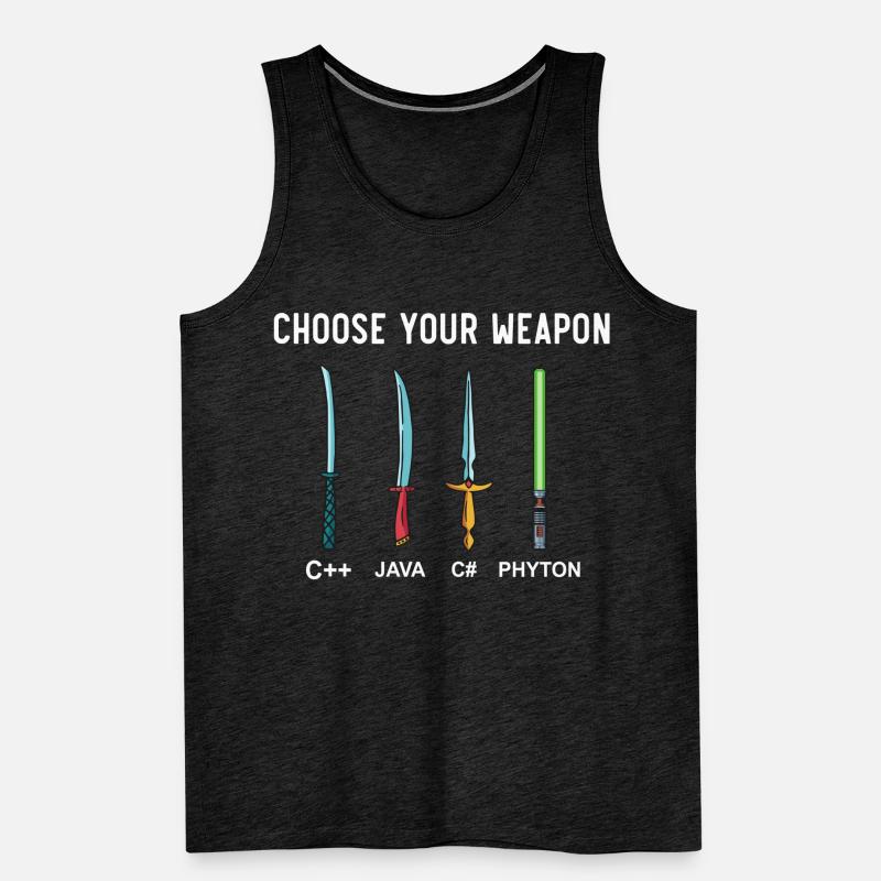 PHYTON PROGRAMMER-Programmiercodierer-Codierung Männer Premium Bio Tank Top