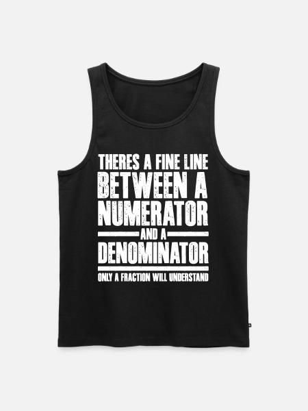Mathematicians, Mathematics, Mathematics - Men's Premium Organic Tank Top - black
