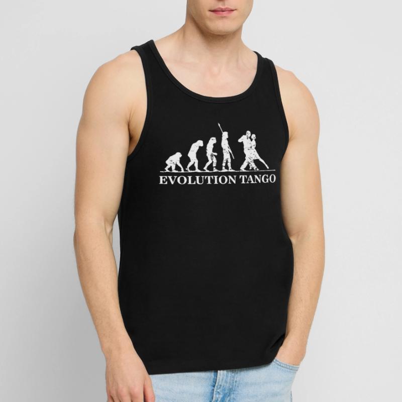 Evolution du Tango, Tango Dancer Débardeur bio Premium Homme