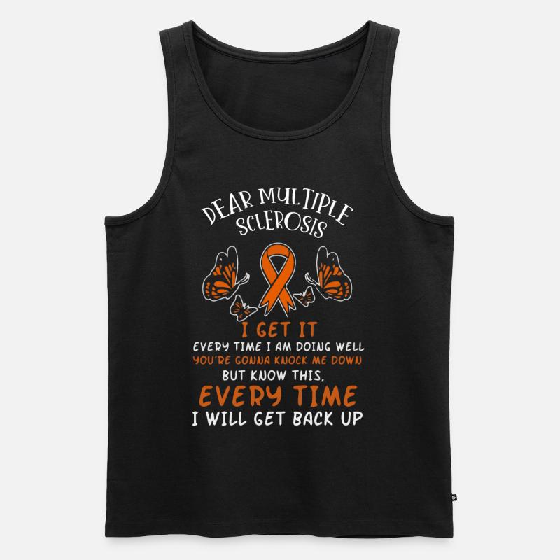 Multiple sclerosis sensitization. - Men's Premium Organic Tank Top - black