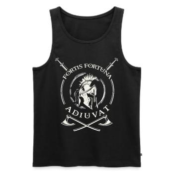Ancient Roman, Rome - Men's Premium Organic Tank Top - black - Front - AI Model Male 178 light (178cm)