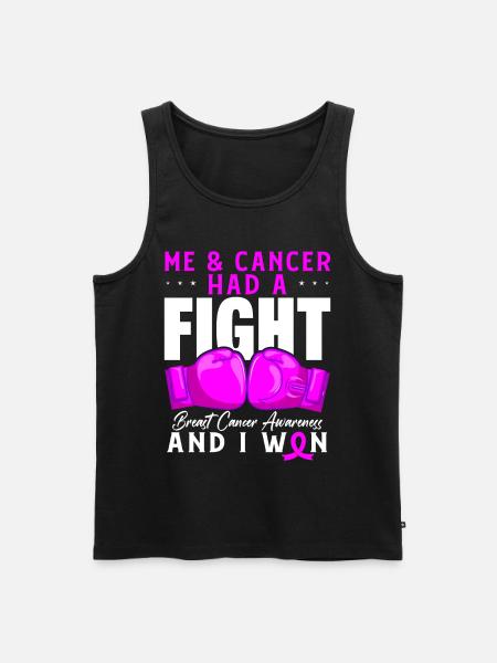Cancer Chemotherapy Chemo Gift - Men's Premium Organic Tank Top - black